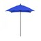 California Umbrella 6' Black Aluminum Market Patio Umbrella, Sunbrella Pacific Blue 194061334034 - alternate 1